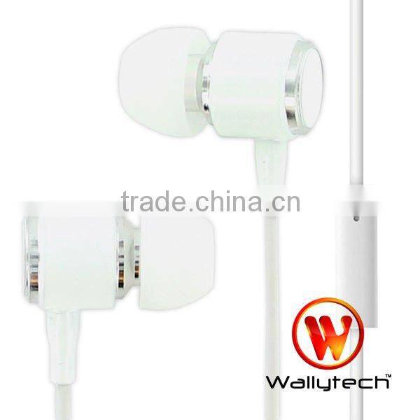 Wallytech Colorful Metallic Stereo in-Ear Earphone