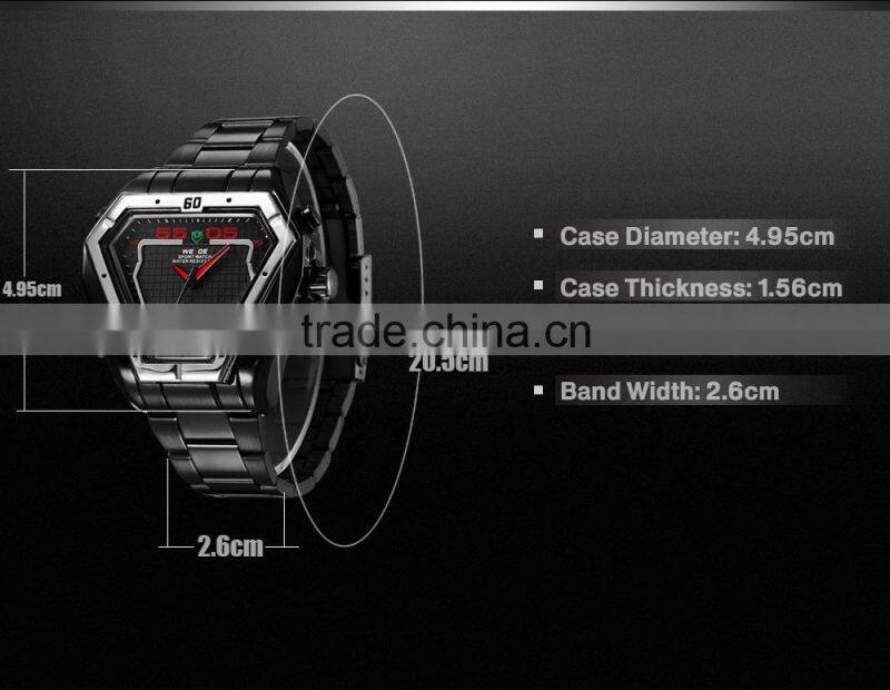 WEIDE WH1102B-2 luxury men digital sport watch cheap silicone watches for men