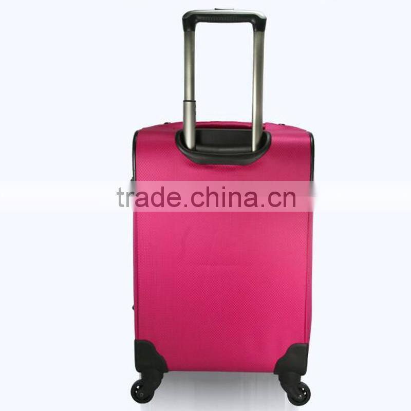 Cheap Fancy Oxford Soft Luggage Trolley Bag With Expandable Layer