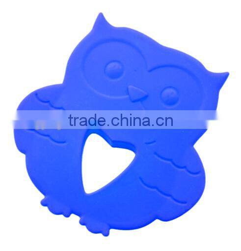 Wholesale Popular Safe Baby Teether Ring Silicone