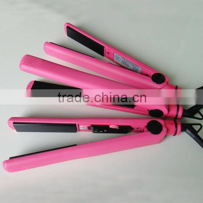 HOT Selling hair straightening with adjustable temperature, rotation iron hair straightener