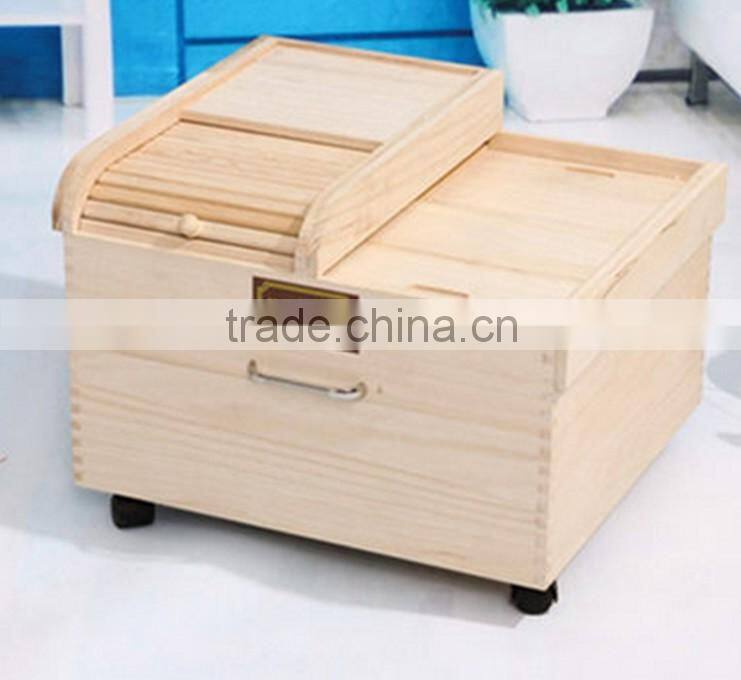 Japanese household cheap wood rice box