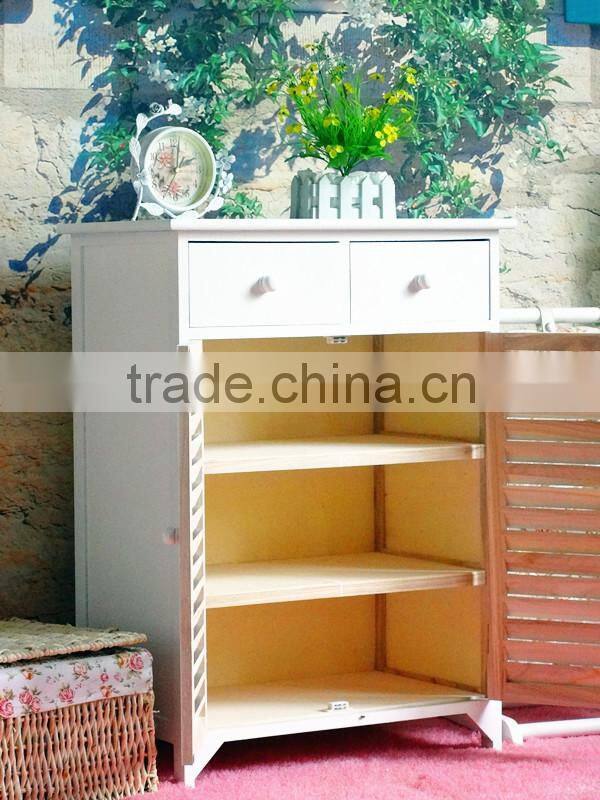 Home used wood furniture Cheap shoes cabinet 3 colors for your choice