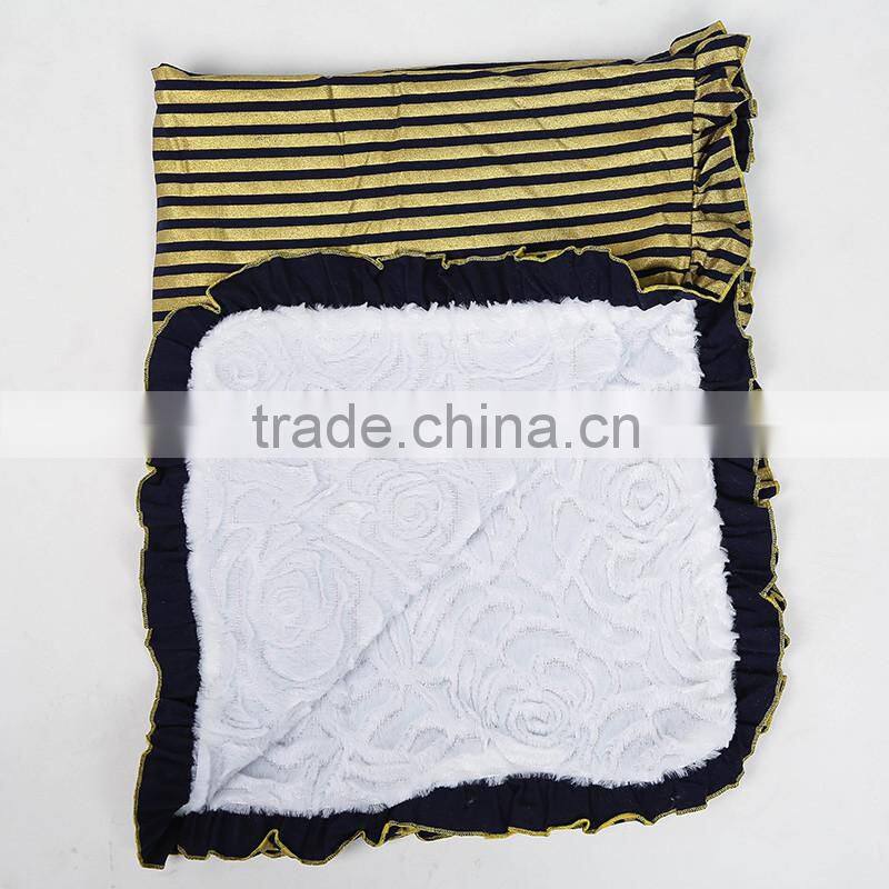 baby blanket Kid knitted polka dots baby blanket latest wholesale baby cotton blanket