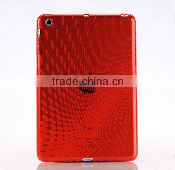 for ipad 2/3/4 soft tpu shell, high quality(FDA, BV , ISO report )