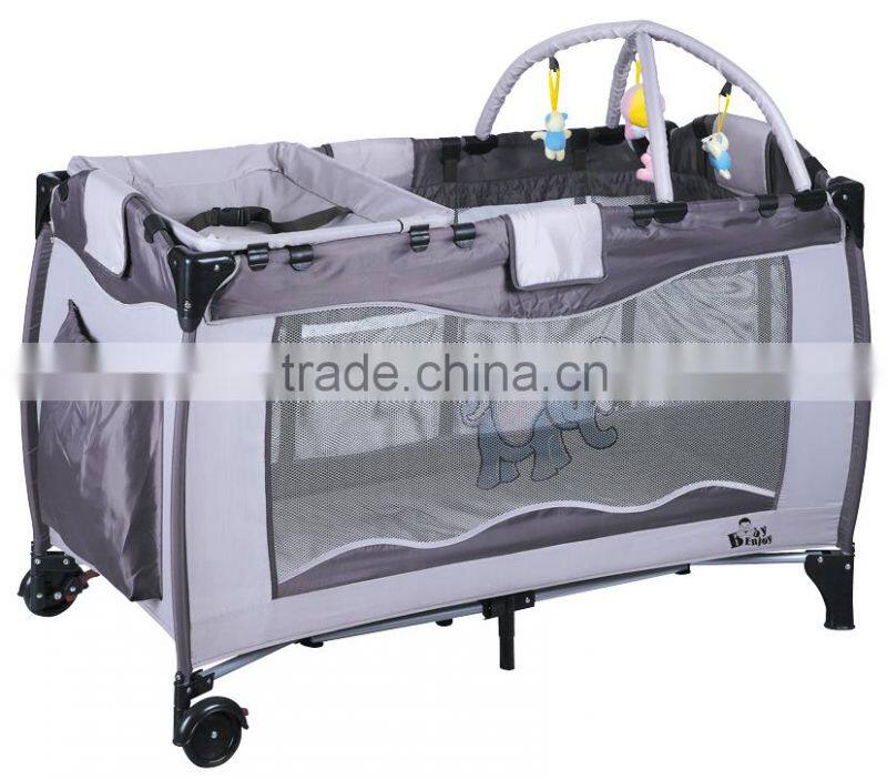 2015 baby playpen ,with game entrance, toys bag and some toy keep your baby happy and good.