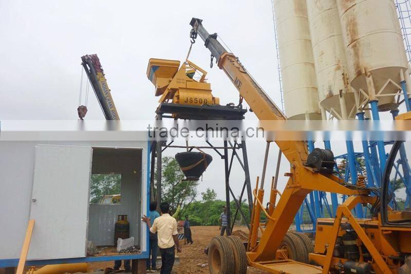 ready mix concrete plant for sale,HZS50 hopper lift concrete batch plant