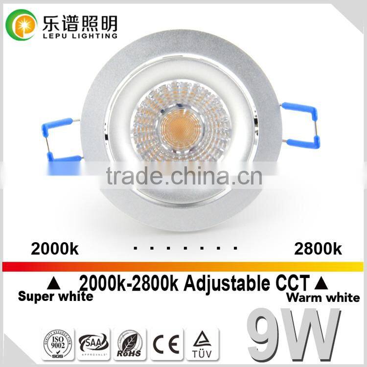 sunset dimmable high cri88 2000k to 2800k warm white ultra thin led downlight direct sz manufacture price