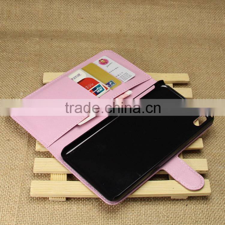 Special new coming folio leather case for htc desire 816