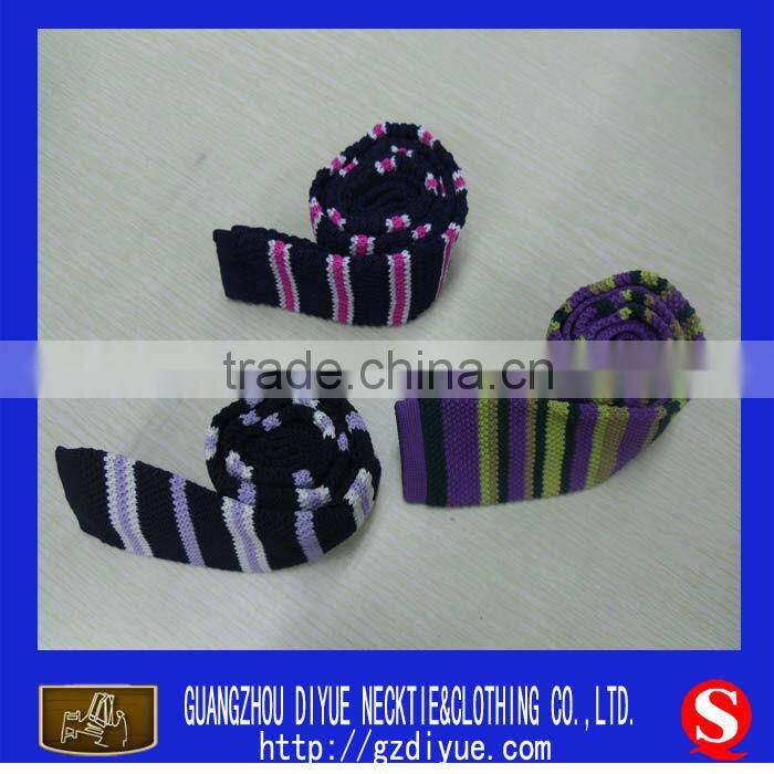 colorful sik knit tie for young man
