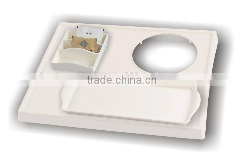 Melamine Hotel Tea Cup Tray / Coffee Cup Tray