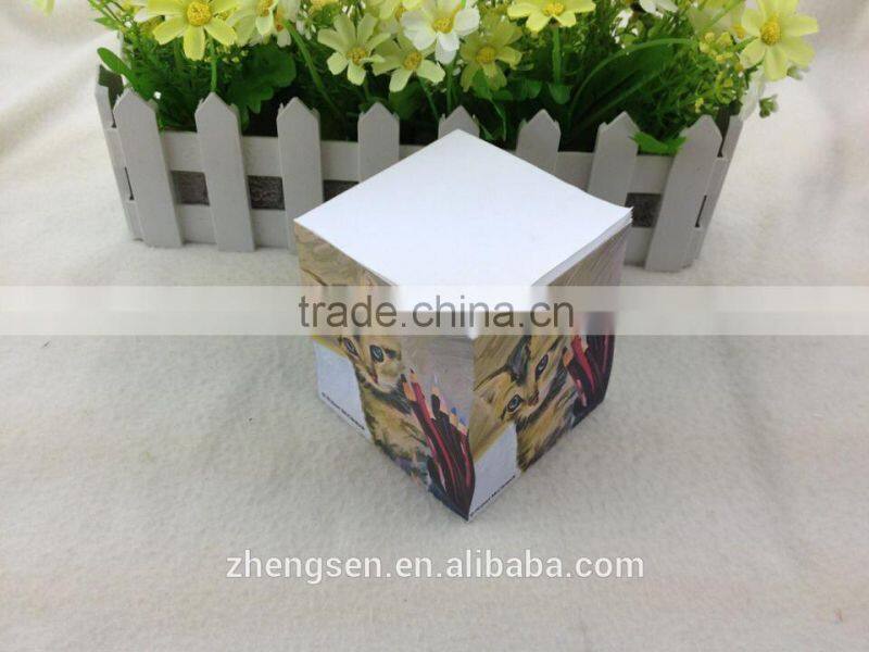Hot sale great quality full side print memo cube for