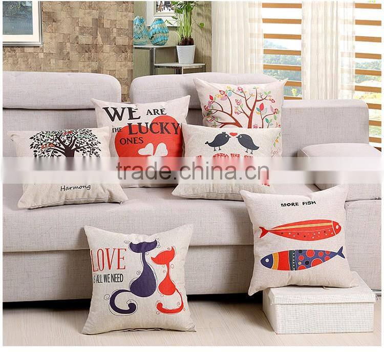 Polyester Microfiber Night Owl Captain Whooo Sofa Cushion Pillow Quilt