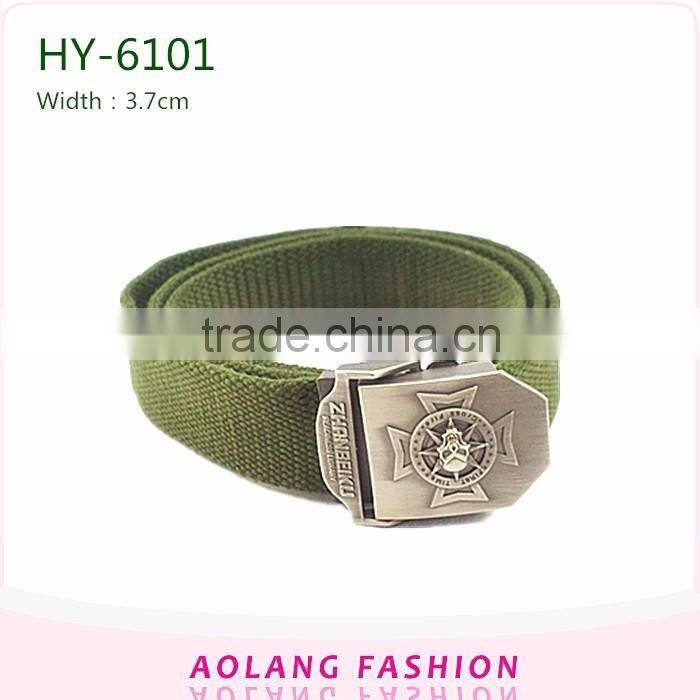 Custom Fashion Polyester Canvas Webbing Belt Manufacturer
