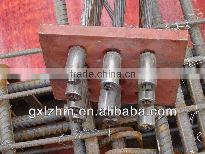 prestressed steel strand full-bundle extrusion anchorage