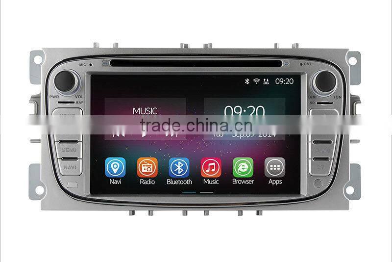 Ownice Pure Android 4.4.2 Quad Core 1.6GHz android gps for ford focus 2012 16GB Flash Built-in Wifi