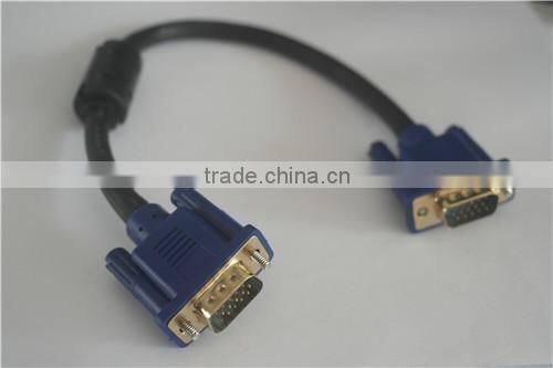 15cm TO MALE VGA SVGA CABLE LEAD - LAPTOP TV LCD MONITOR