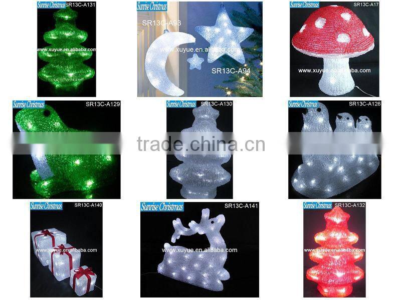 Led Acrylic christmas decoration with CE/GS/UL approve
