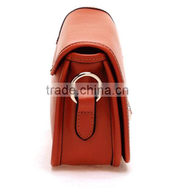 plain small cross bag leather women purse tote