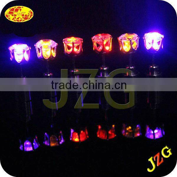 China factory wholesale New products Led fashion blinking colorful diamond earring