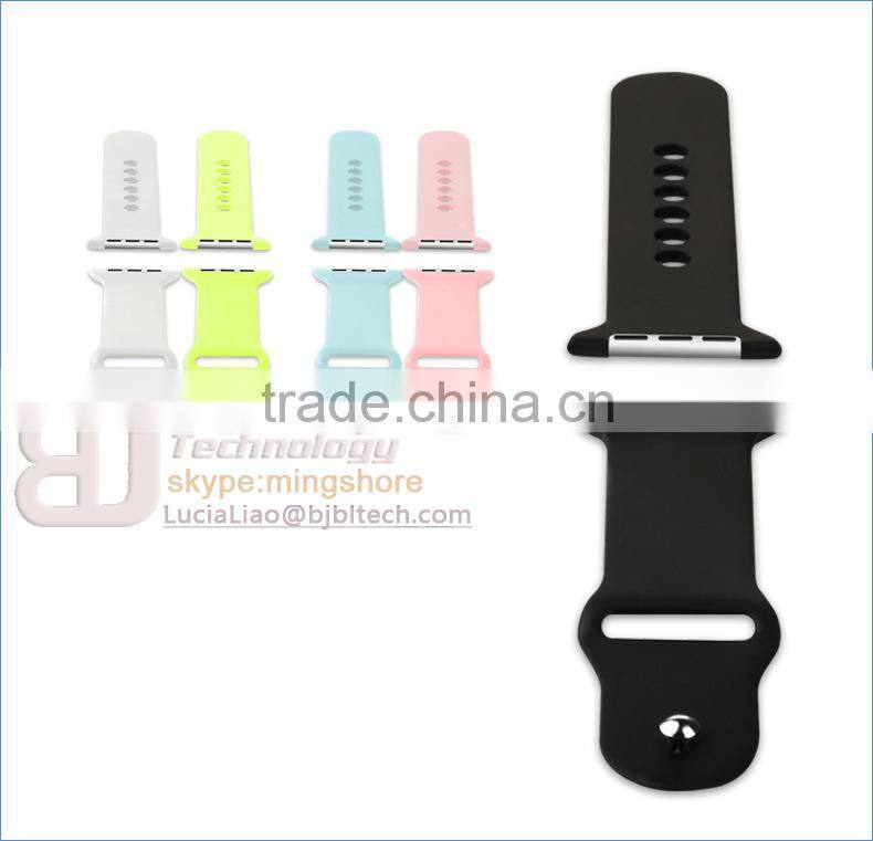 Custom Sport Silicon watch band strap for Apple