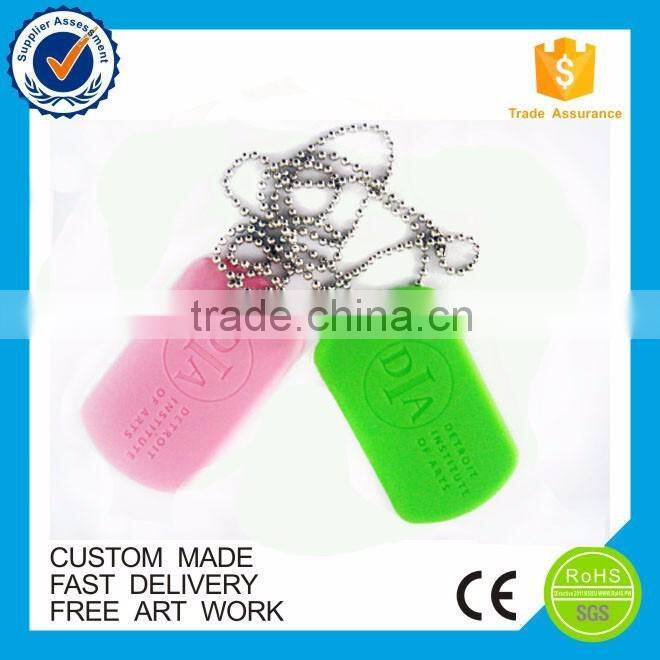 Custom high quality wholesale children safe silicon Dog Tag