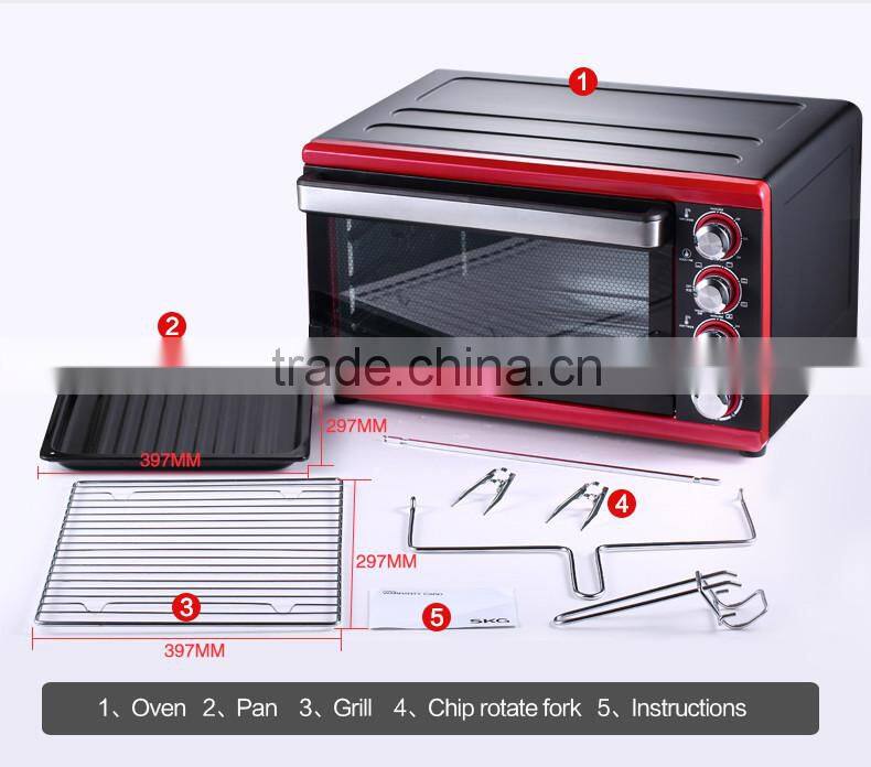 Toast,Warm,Bake Function andGC,CE,RoHS,CB Certification Toaster oven