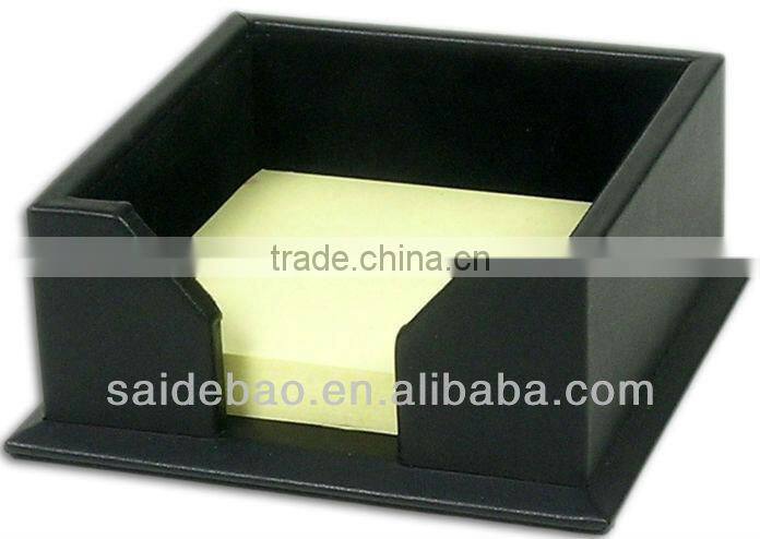 Leather memo case /memo holder