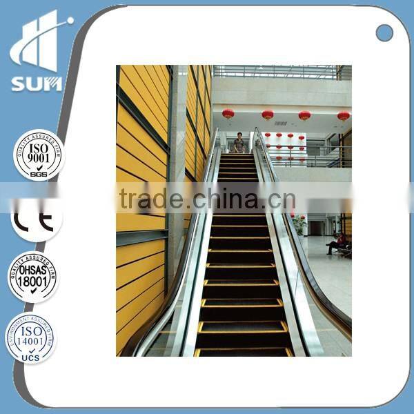 Speed 0.5m/s aluminium step escalator comb plate
