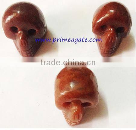 Red Jasper Skulls