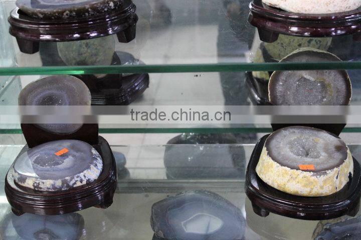 Natural Amethyst Crystal Geode Bowl / Amethyst Treasure Bowl for Bringing Mammon