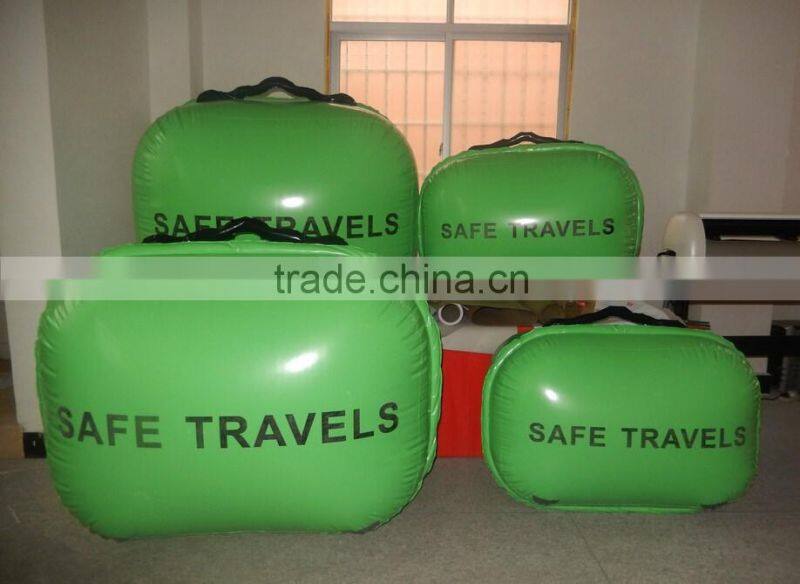 2016 hot selling giant inflatable suitcase for advertising
