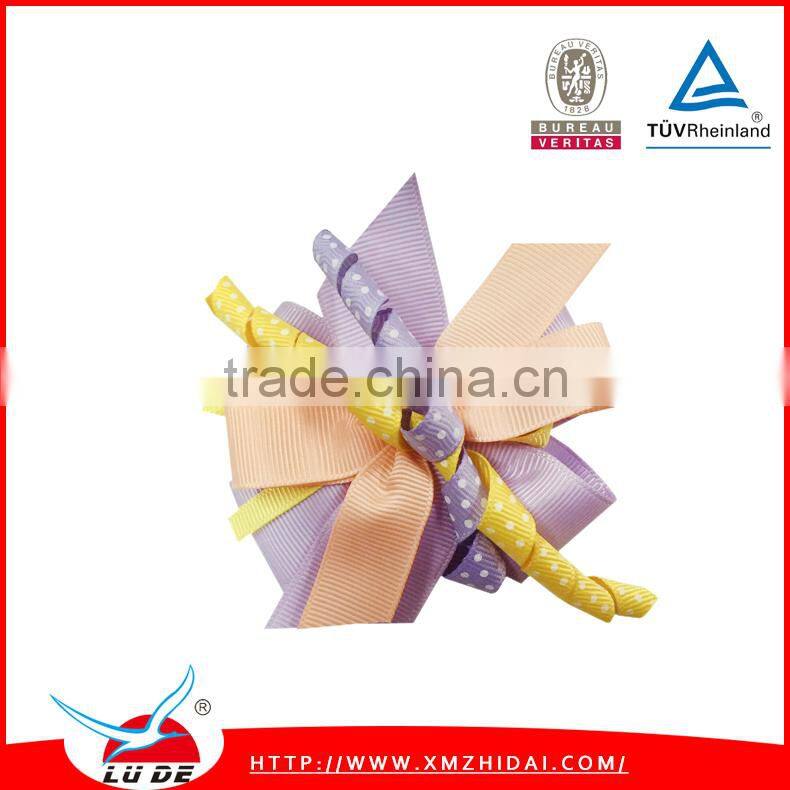 newest design layered corker clips,korker bows, boutique hair bows for wholesale