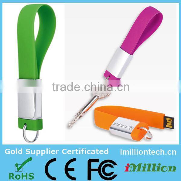 new products 2014 PVC key chain shape usb stick small business ideas