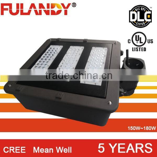 MEANWELL HLG Driver Led Shoe Box Light,popular outdoor 240 volt led flood light