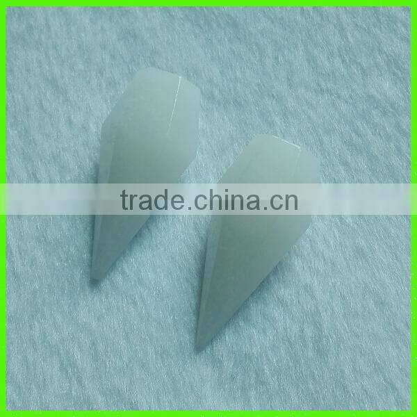 Fancy cut adventurine pendulum for gemstone findings/accessories/components jewelry setting