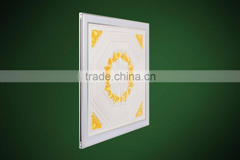IP44 indoor green lighting fixture fire-proof invisible new led panel 60x60cm 36W