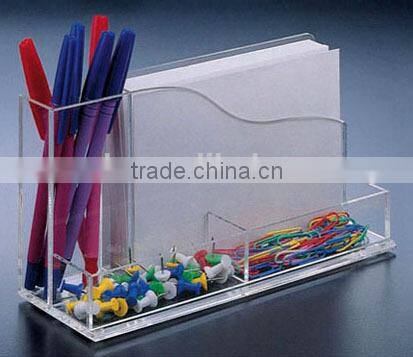 New design pen and business card acrylic custom pen holder manufacturing