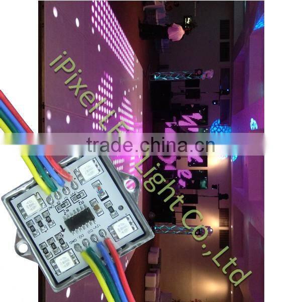 12v ws2801 3leds Pixel 75mm pixel module rectangle shape module