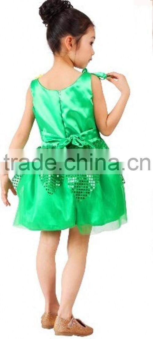 Candy Color 3 Colors Dress Cute Back With Zipper Sun Flower Dress