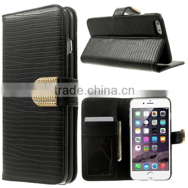 Wallet PU Leather Cases For iPhone 6 Plus PU case With Handfree Design