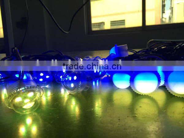 3LEDs 30mm Addressable Programmable Waterproof Outdoors Full Color Outdoor Rgb Led Point Lights