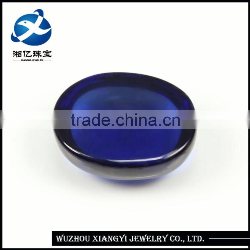 High Temperature Resistant For heat corundum blue sapphire cabochon gemstone wholesale