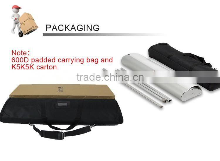 advertising retractable backdrop roll up stand