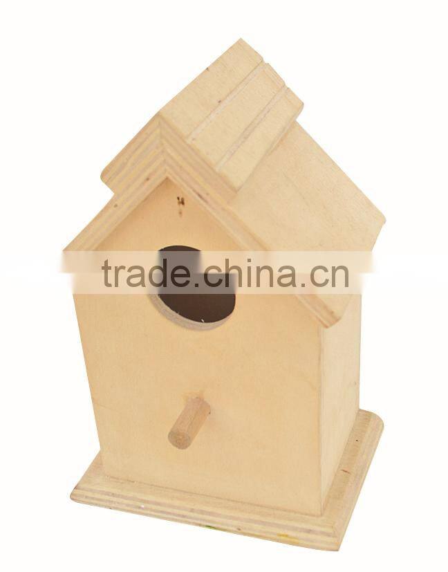 hot selling 2015 year china suppliers FSC&ISO9001 unfinished standing garden wooden bird feeder with made in china high quality