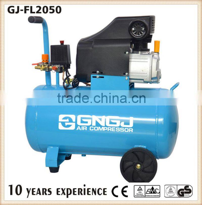 Reliable 2HP 50L Cylinder Direct Driven Oil Lubricate CE Approved Air Compressor