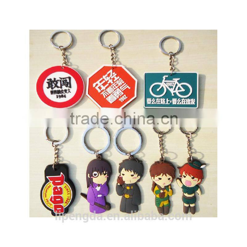 Brand new car shape pvc keychains