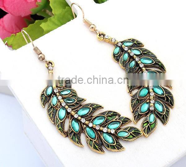 Vintage leaf earring best selling products earrings women