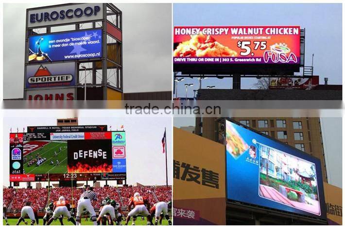 High brightness full color led outdoor digital rental display for chrismas