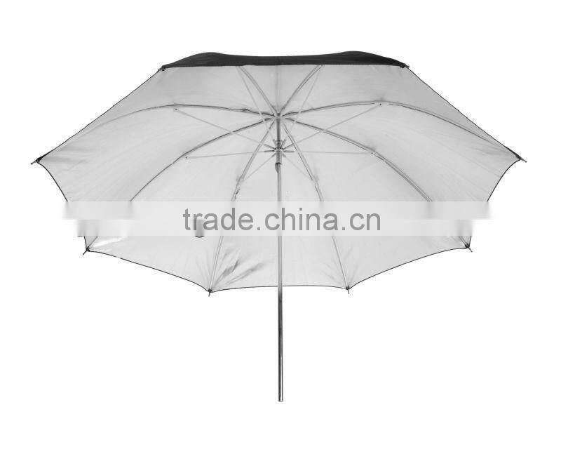 Most popular soft studio light reflector umbrella with stainless steel umbrella rod